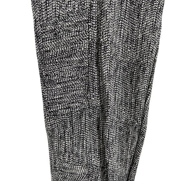 Athleta Delancey Textured Moto Tight SIZE S Heathered Black Zipper Hem Legging - Picture 6 of 11